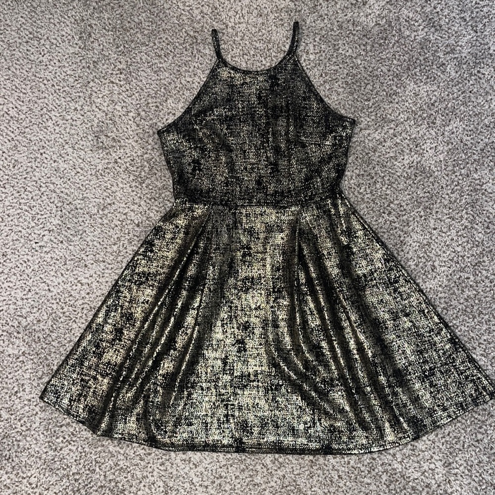 Black and Gold dress